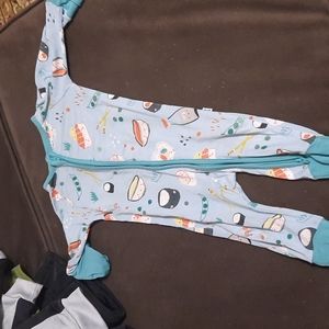 Little Sleepies Sushi NB Zippy
